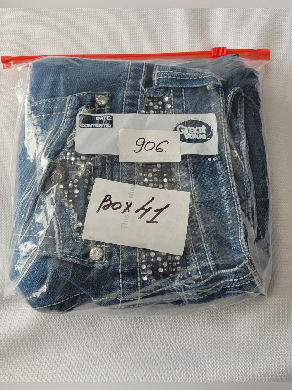 Miss Me Distressed Boot Cut Jeans - Blue Wash JE5002818L size 30 - Picture 13 of 13